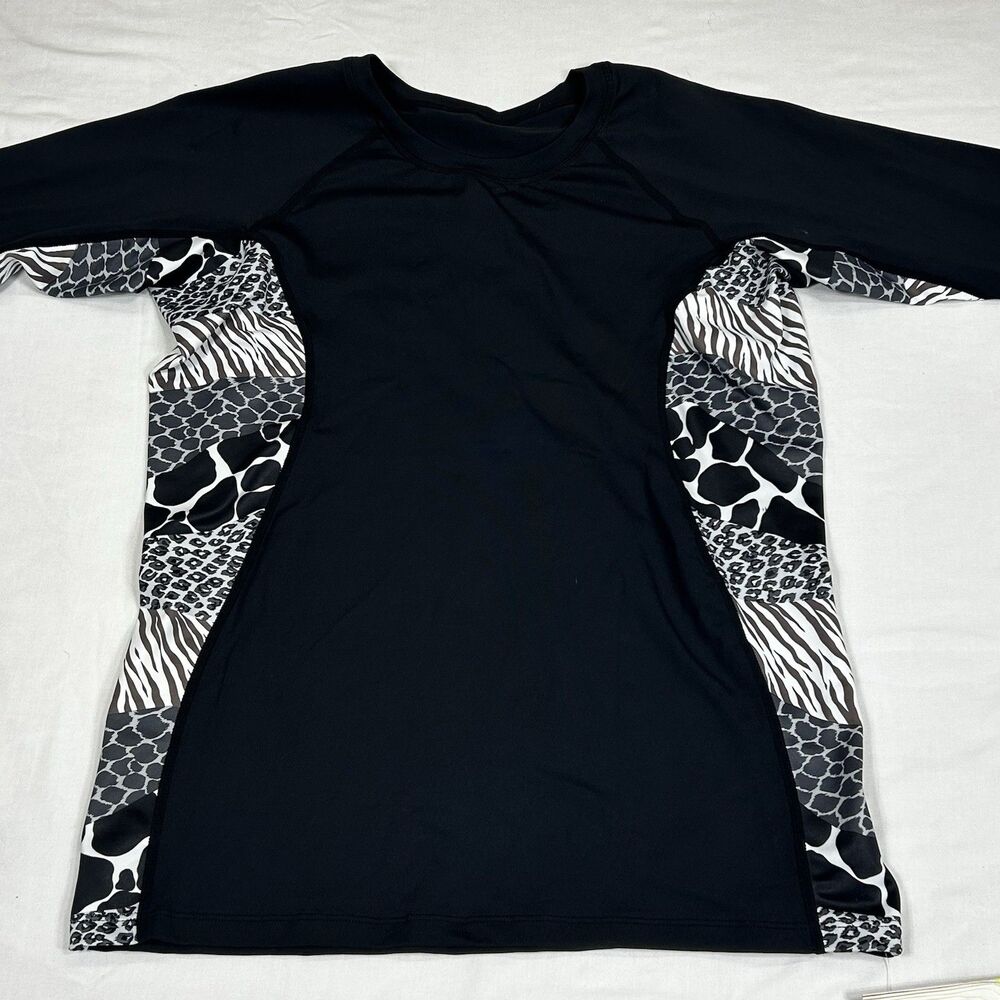 Private Island Hawaii Women Rash Guard Swimsuit Top Long Sleeve Shirt Yoga Beach